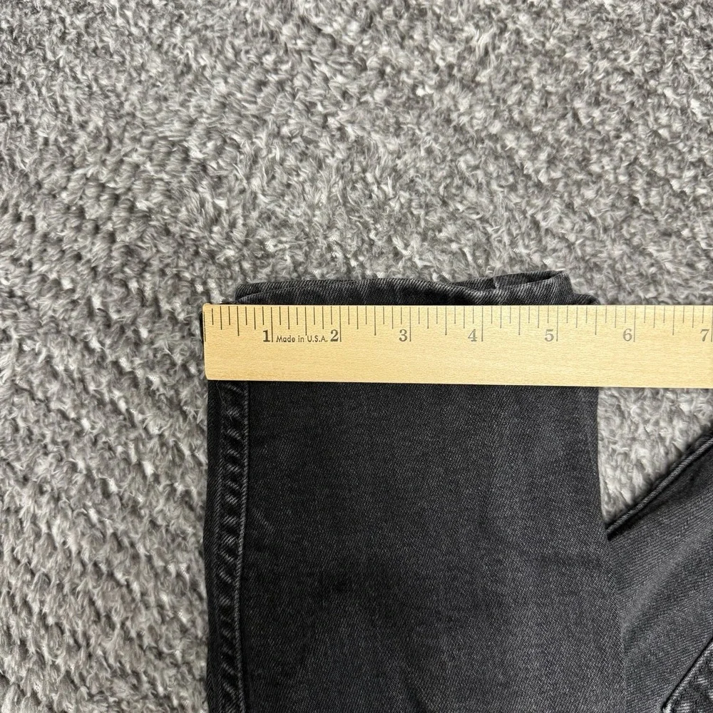 Levis 512 Jeans Men's Black Slim Fit Tapered Leg Denim Size‎ 32x30 Distressed